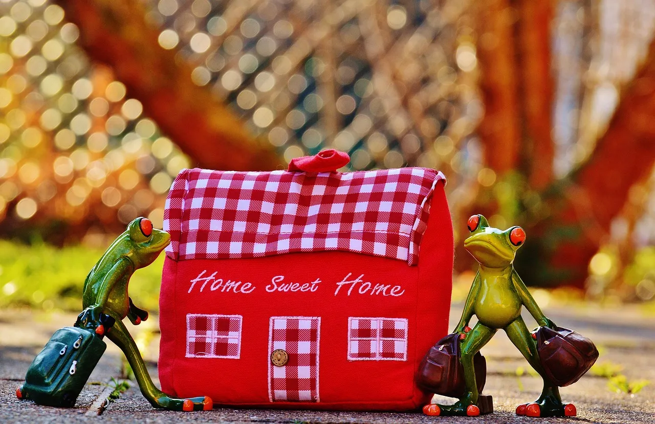 Home Sweet home kaart binnenkant