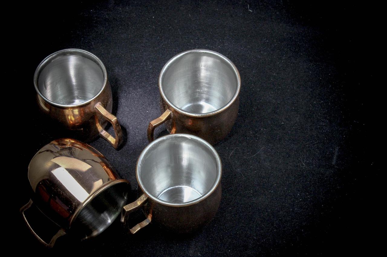 Moscow Mule met framboos en bloemensiroop