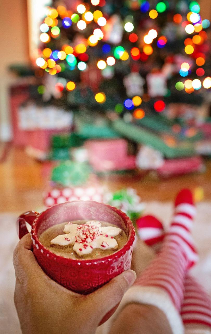 Hot spiced chocolademelk