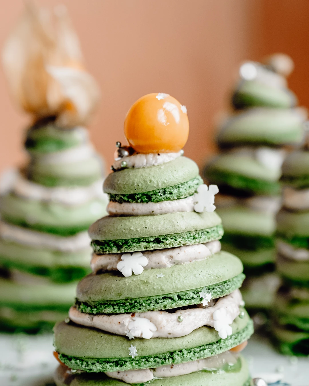 Macarons kerst